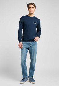Lee WOBBLY TEE - REGULAR FIT - Langarmshirt - rivet navy