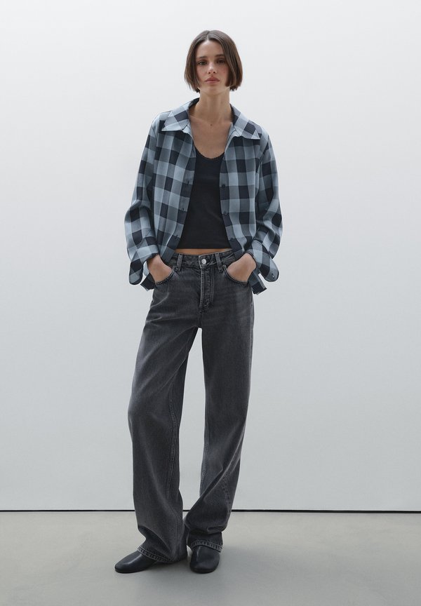 FLOWING CHECK - Button-down blouse2