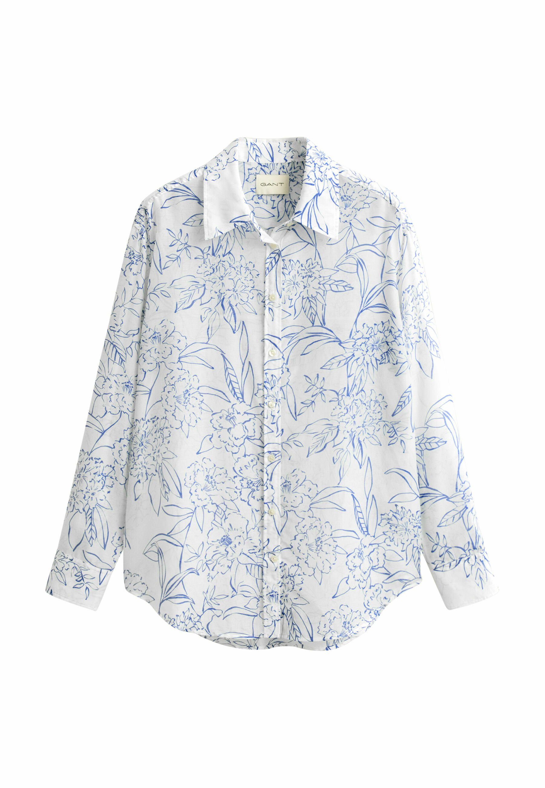 GANT FLORAL - Košilová halenka - white