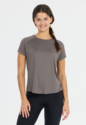 Athlecia, GAINA V2 W S/S TEE - T-Shirt basic - plum kitten