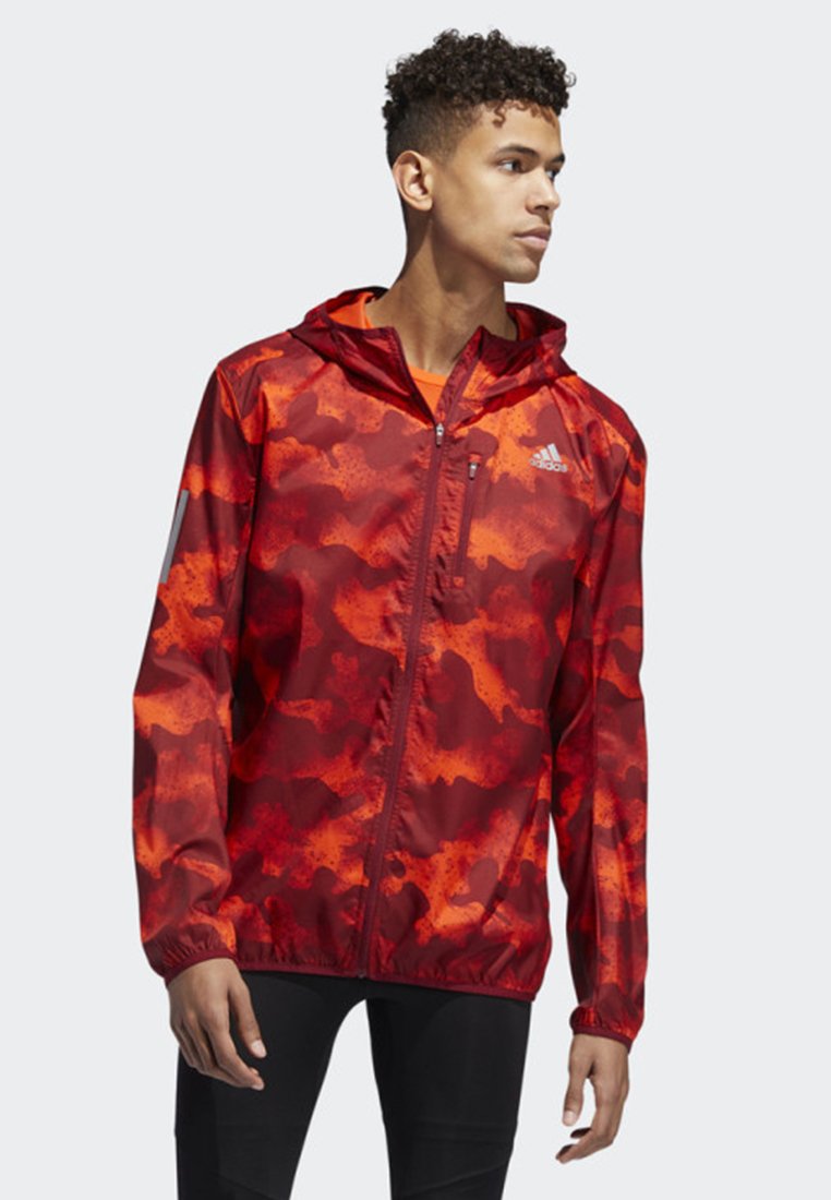 adidas Performance OWN THE RUN CAMOUFLAGE JACKET adidas Own the Run Camouflage Jacket Grå | adidas Sweden