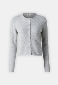 PETITE - Adīta jaka - grey melange