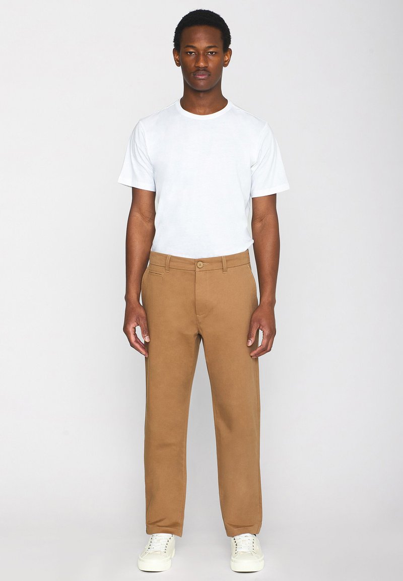 Knowledge Cotton Apparel / Herren-Hose / CHUCK regular flannel chino pants -