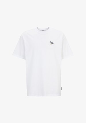 Iriedaily, IRIEDAILY T-SHIRT PIGEON FINGER - Print T-shirt - white