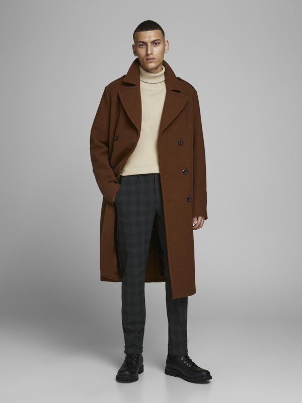 JJEEMIL ROLL NECK - Jumper - oatmeal melange2