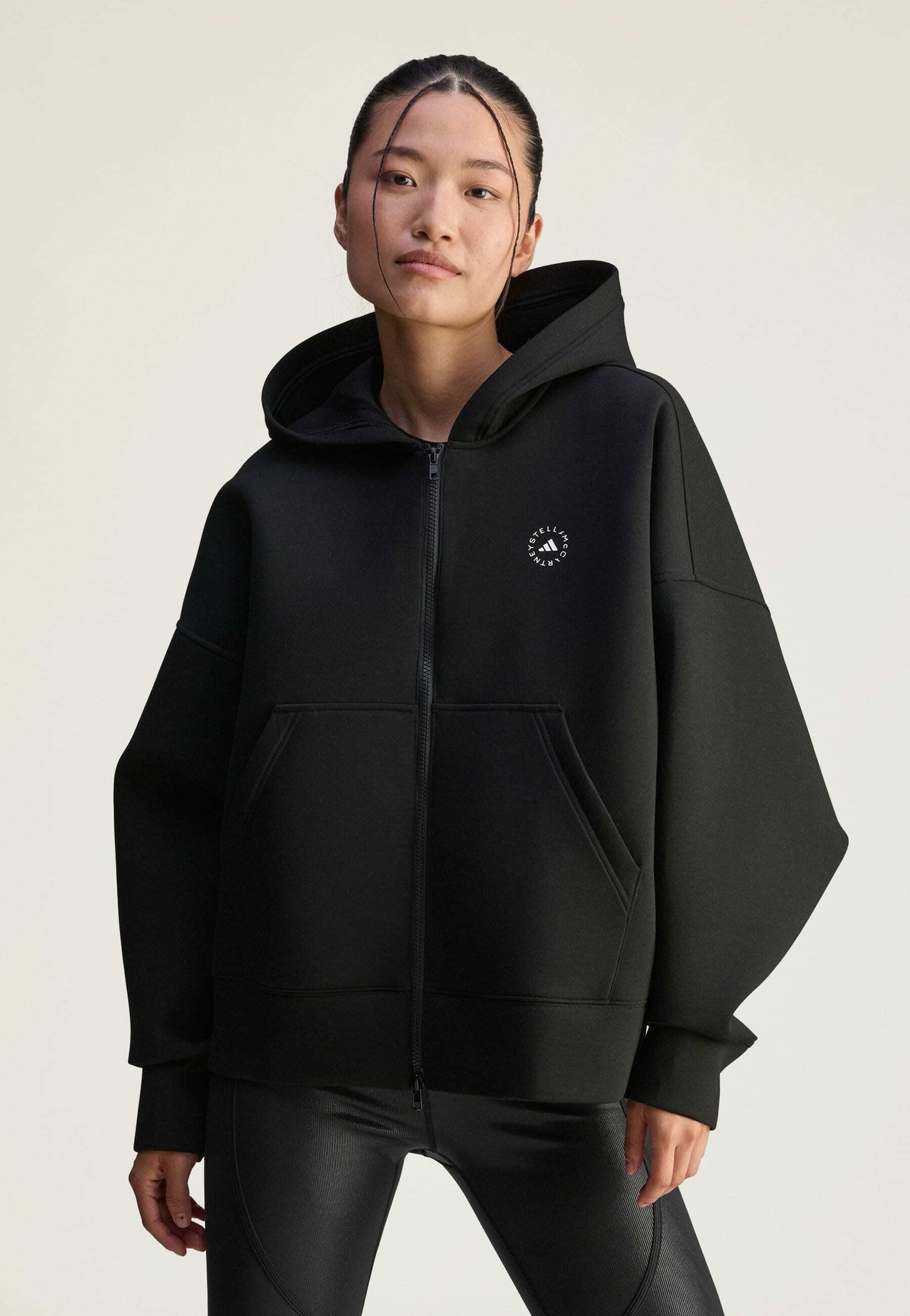 adidas by Stella McCartney Zip-up sweatshirt - black - Zalando.ie