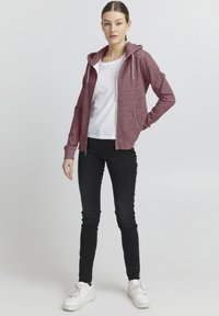Oxmo OXCelia - Sudadera con cremallera - wine red melange