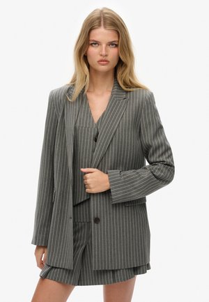 Korte frakker - grey pinstripe
