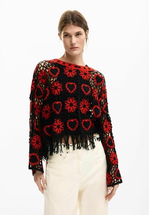 Strickpullover - black