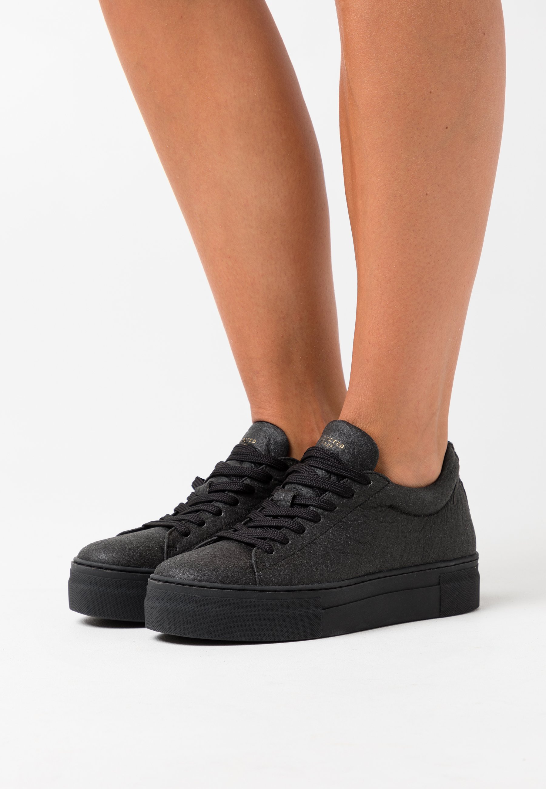 Selected Femme SLFHAILEY TRAINER - Sneakers laag - black/Zwart - Zalando.nl