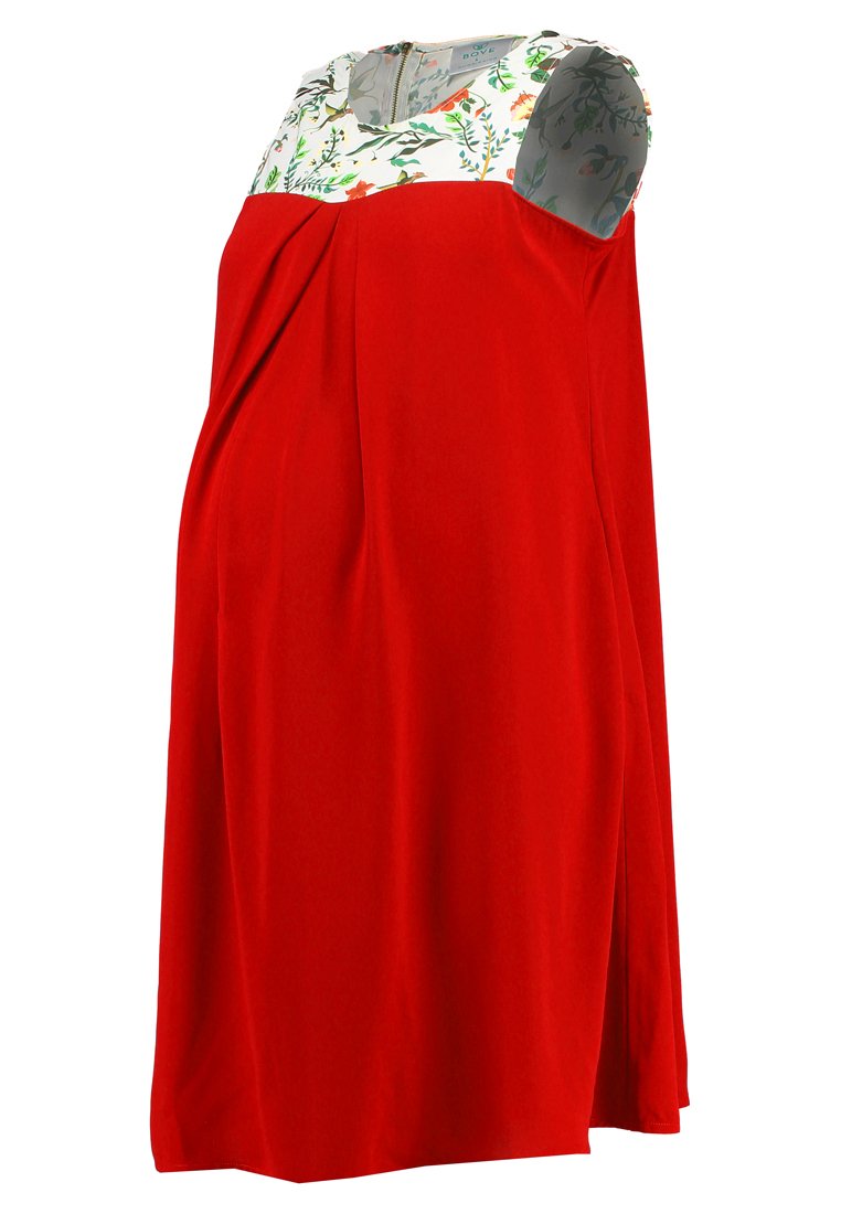 Spring Maternity Jurk rood