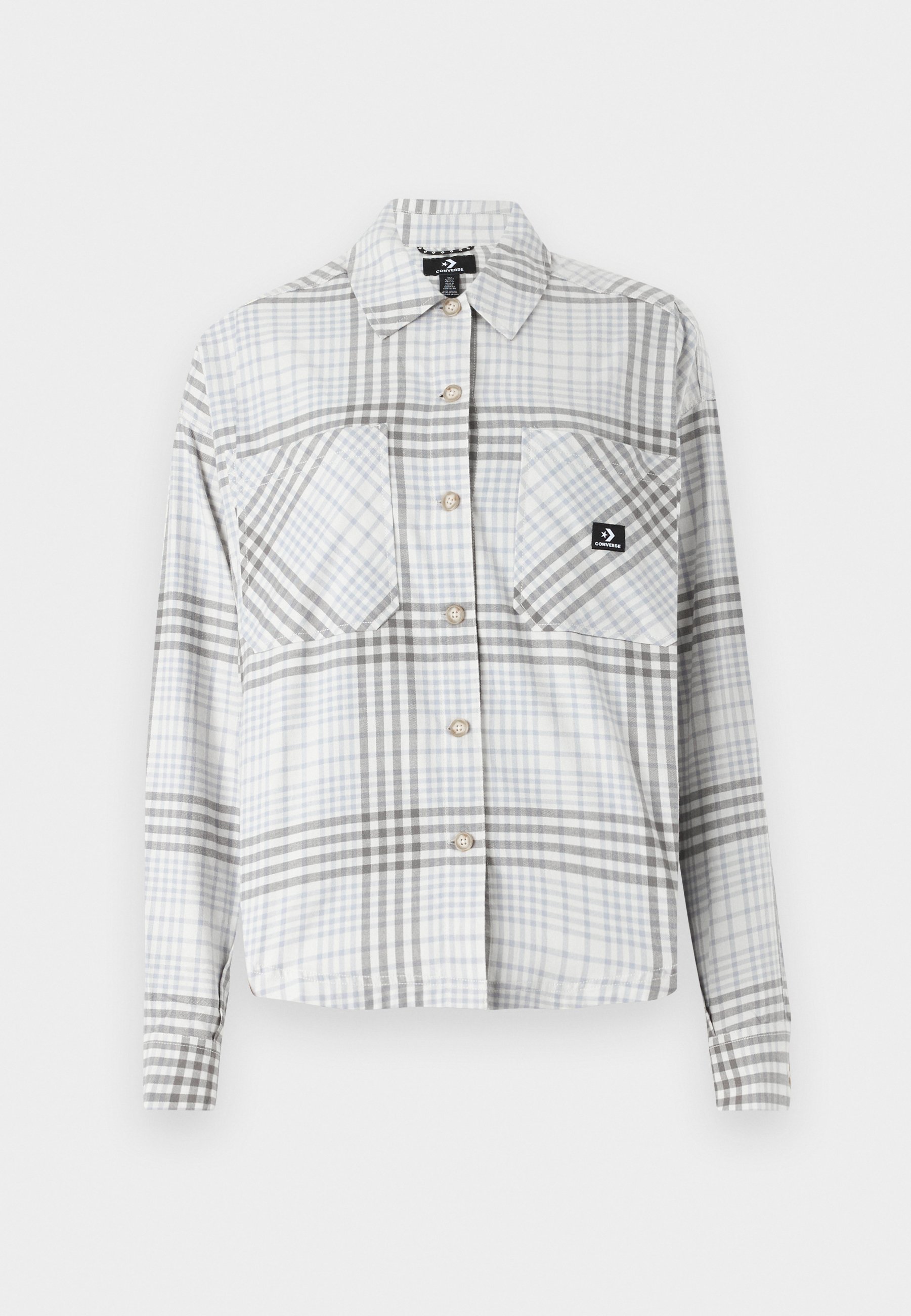Converse SKATE LIFESTYLE SHIRT - Košilová halenka - egret