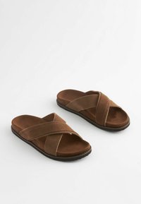 Next OVER REGULAR FIT - Pantolette flach - tan brown