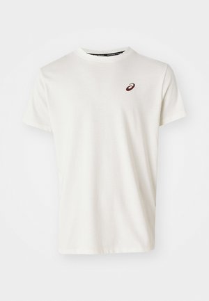 ASICS ROAD GRAPHIC TEE MEN - T-Shirt print - cream
