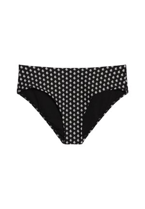 Marc O'Polo, PALM BORDER - Bikini pezzo sotto - black geo print