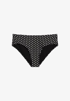 Marc O'Polo, PALM BORDER - Bikini pezzo sotto - black geo print