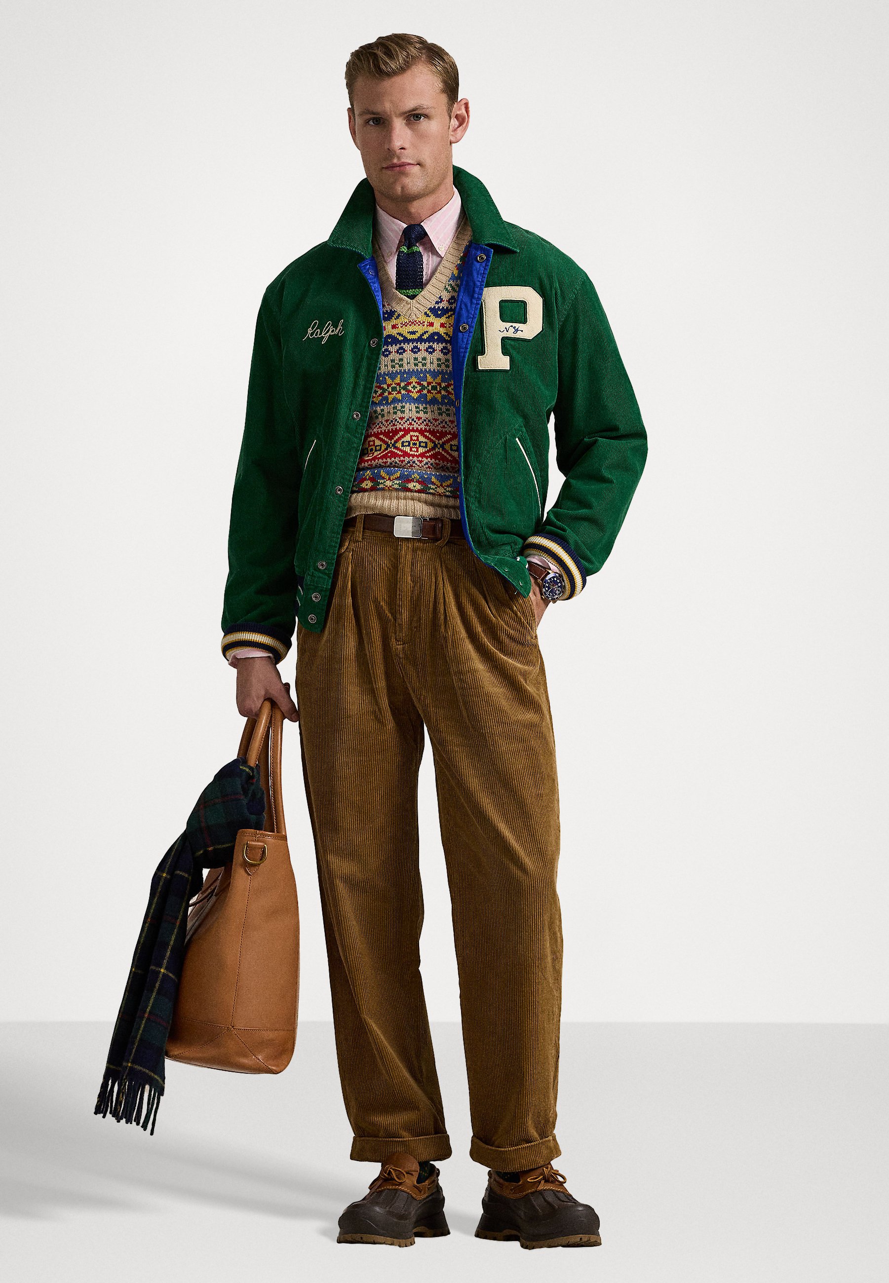 ralph lauren mens corduroy trousers