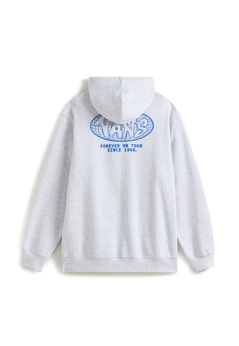 Vans WORLD TOUR LOOSE - Mikina na zip - light grey