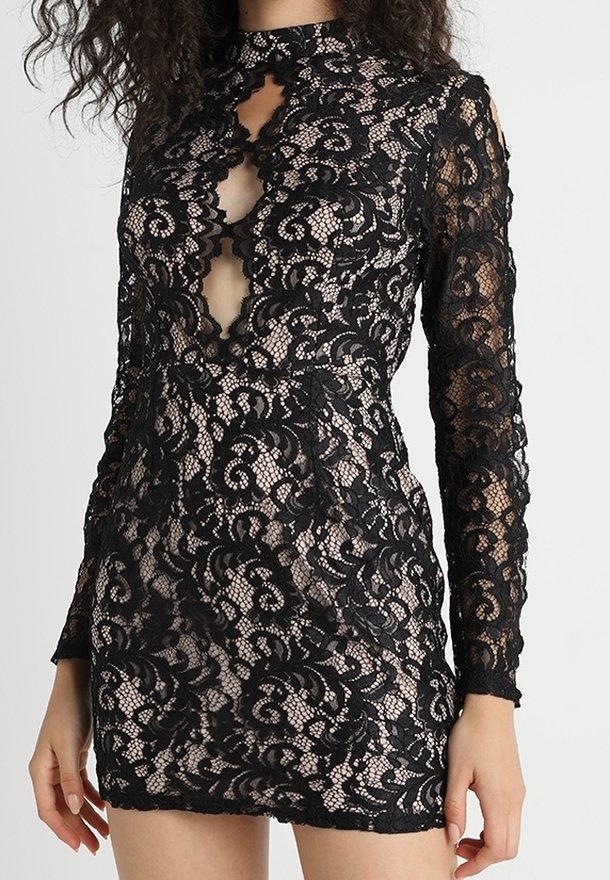 Missguided Day dress - black - (Pre-owned) - Zalando.ie Missguided Day dress - black - (Pre-owned) - Zalando.ie