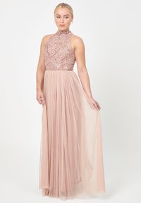 BEAUUT EMBELLISHED SEQUINS - Abiti per occasioni speciali - taupe blush