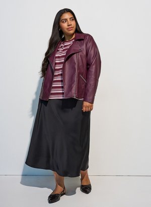 Zizzi, Faux leather jacket - fig