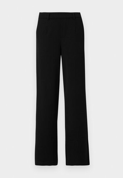 OBJLISA WIDE PANT - Pantalon classique - black