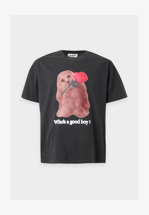 Carne Bollente, GOOD BOYS GO TO HEAVEN UNISEX - Μπλουζάκι με στάμπα - off-black