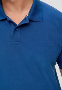 s.Oliver BASIC KNOPFLEISTE KRAGEN STÜCK - Polotričko - blau