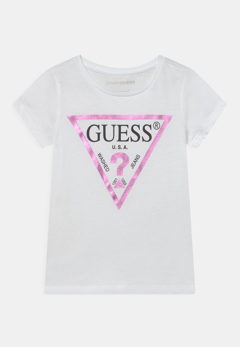 Guess CORE TODDLER KIDS GIRL - T-shirts med print - true white
