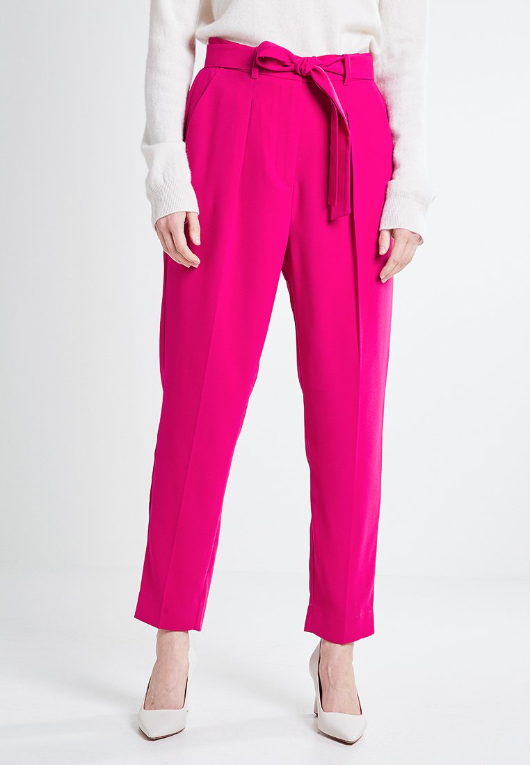 DKNY Broek donkerroze