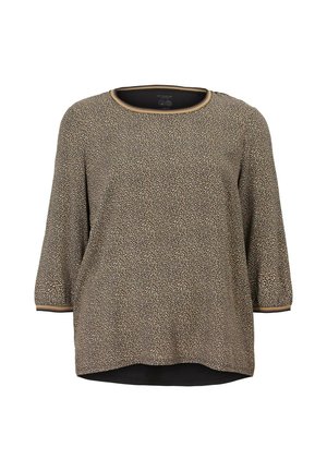Bluse - mottled brown