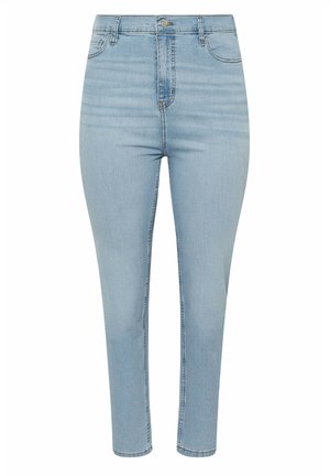 Yours Clothing, PLUS SIZE STRAIGHT LEG JEANS - Jeans Slim Fit - light blue