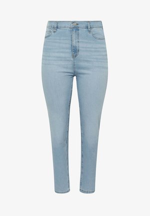 Yours Clothing, PLUS SIZE STRAIGHT LEG JEANS - Jean slim - light blue