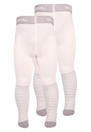 Ewers BABYTIGHT WELCOME BABY 2 PACK - Tights - silber