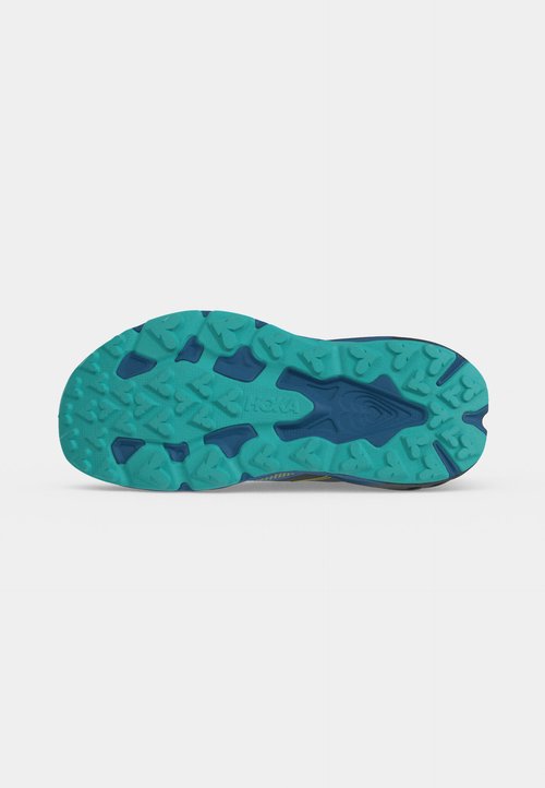 Hoka SPEEDGOAT 7 LITTLE KIDS UNISEX - Trail running shoes - black/night glow blue — photo 6
