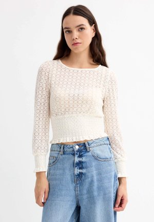 INSIDE CANILLA - Blusa - beige