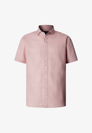 Hackett London, CLAY PRINT SS - Overhemd - baked clay red