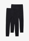 FULL LENGTH LEGGINGS 2 PACK - Leggings - black