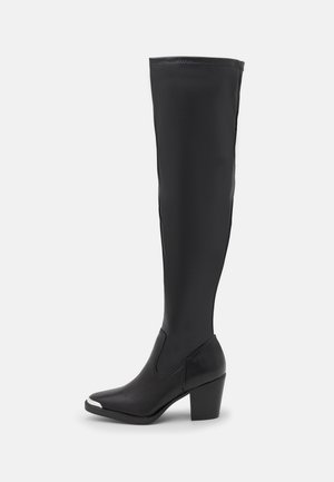 Over-the-knee boots - black