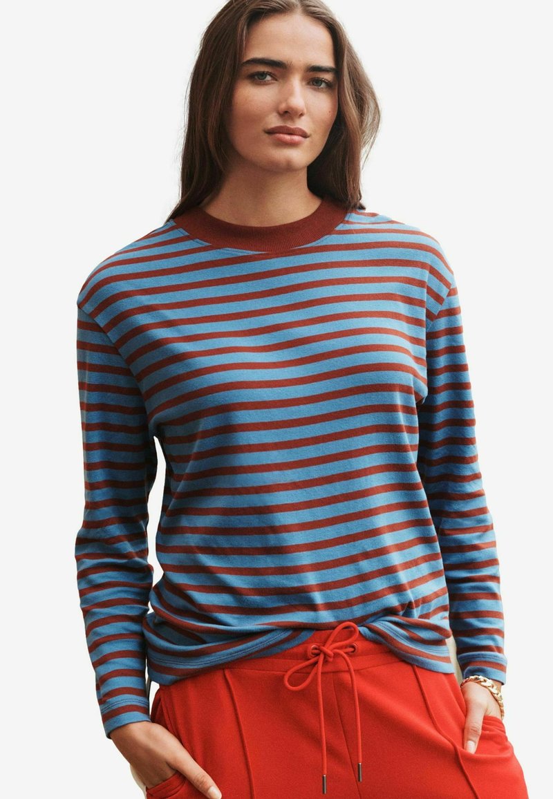 Next SLOUCH FIT - Top dugih rukava - blue brown