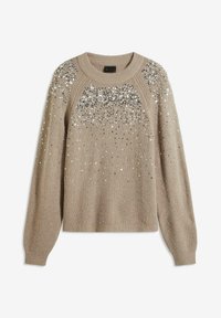 bonprix MIT PAILLETTEN - Maglione - grey