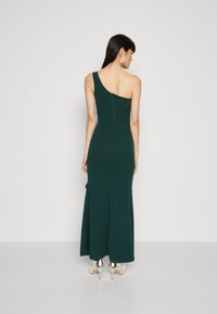 WAL G. SOYA ONE SHOULDER RUFFLE MAXI DRESS - Alkalmi viselet - forest green