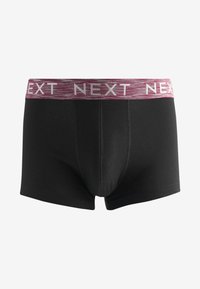 Next 4 PACK - Boxerkalsong - black silver marl waistband