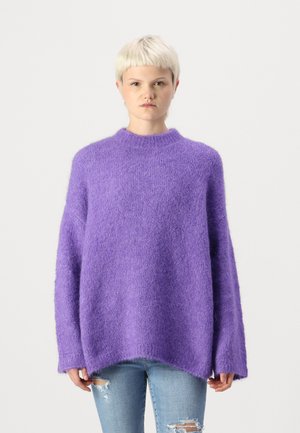 Selected Femme SLFGABELLA O NECK CAMP - Jumper - paisley purple