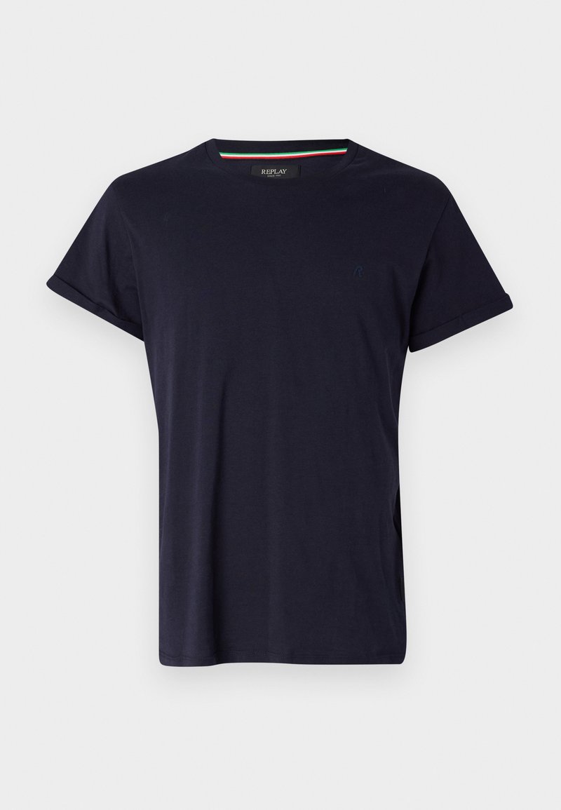 Replay T-shirt basic blauw