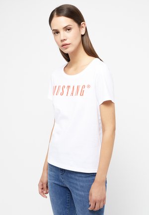 Print T-shirt - weiß