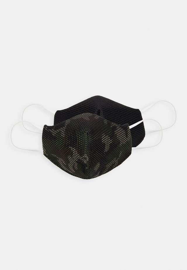 COMMUNITY MASK 2 PACK - Mascarilla de tela - khaki/black