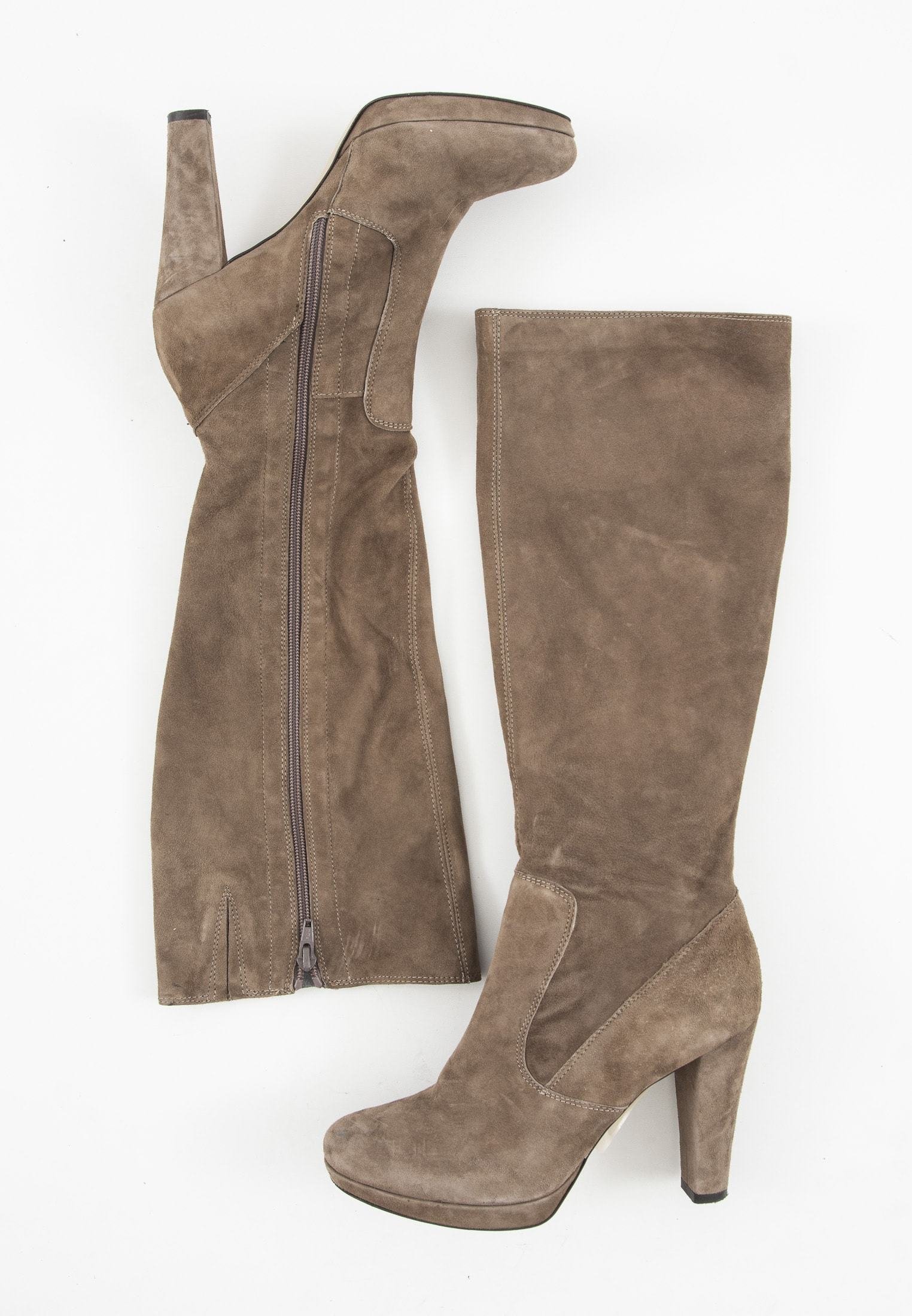 MAI PIÙ SENZA Laarzen met hoge hak - brown/Bruin - Zalando.nl