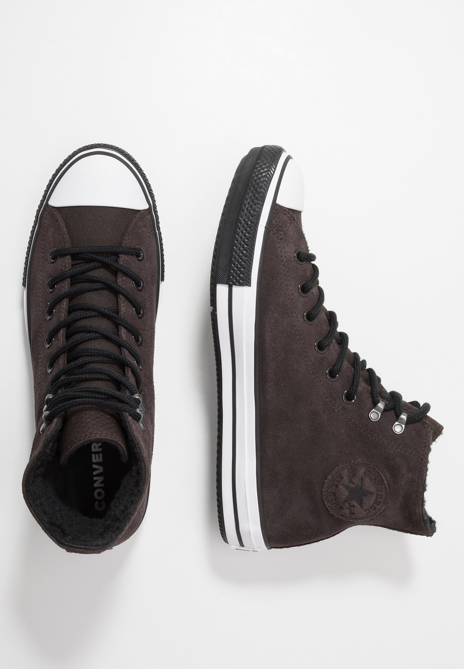 converse black all star winter waterproof hi trainers