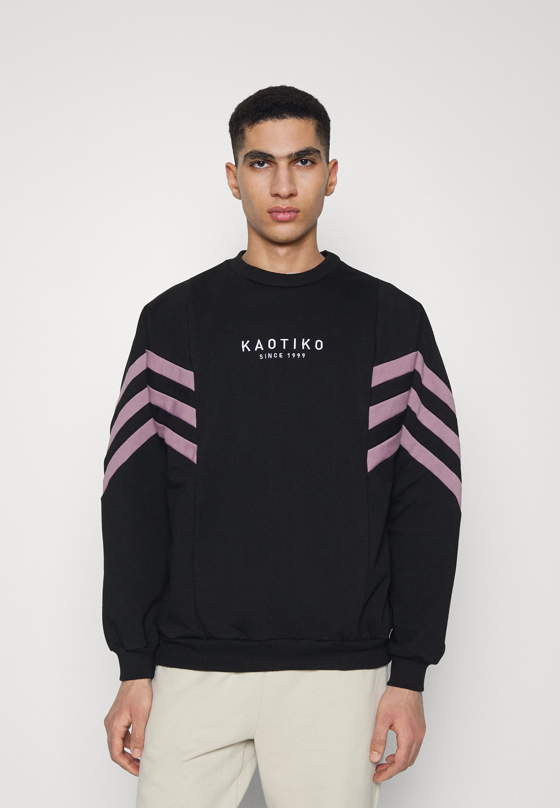 Kaotiko CREW CHAD - Sudadera - black/purple/negro - Zalando.es